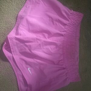 Nike Pink Athletic Shorts Lightweight Moisture-Wicking